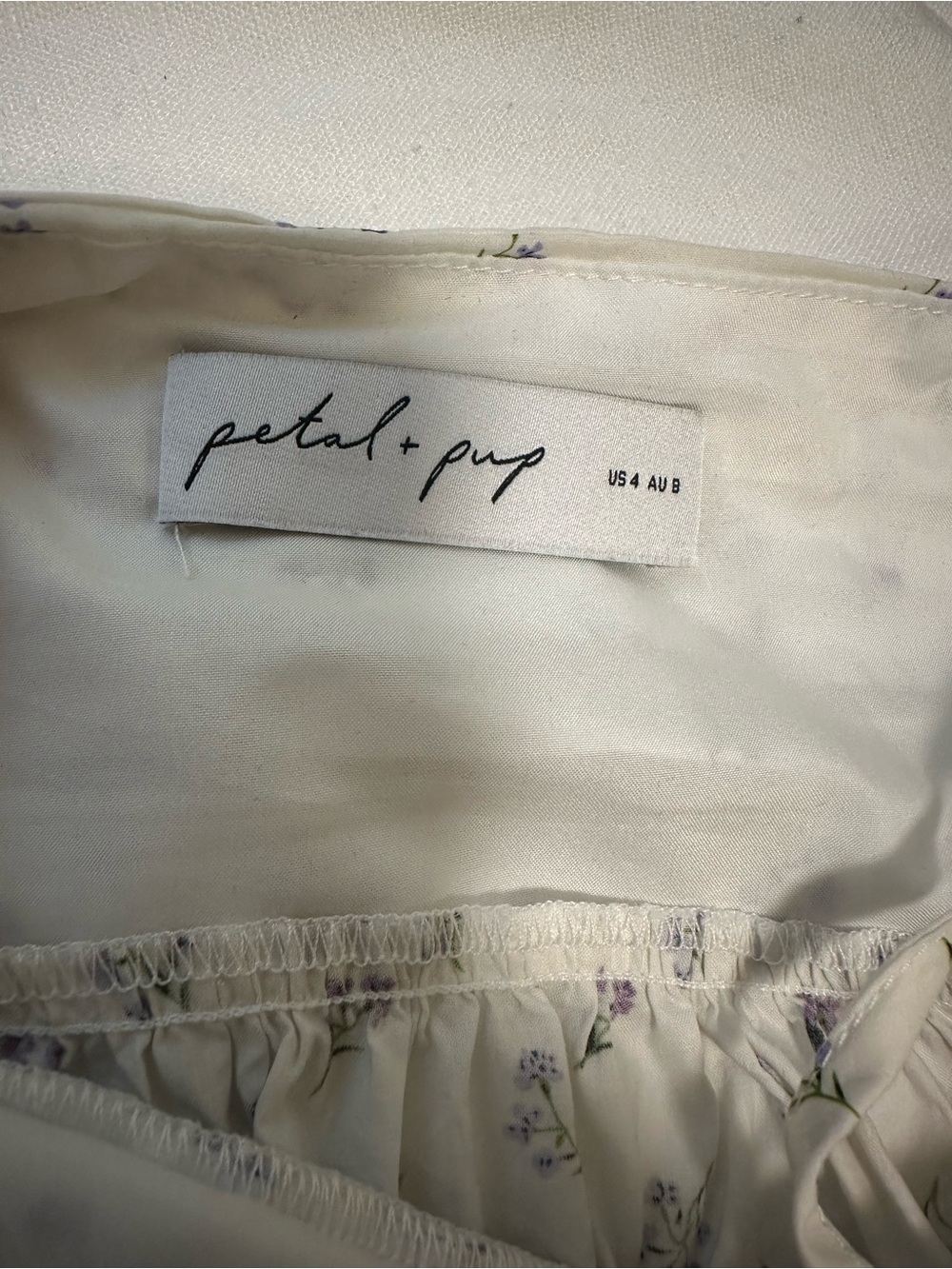 Petal & Pup White Floral Tie-Strap Maxi Dress - Picture 5 of 5